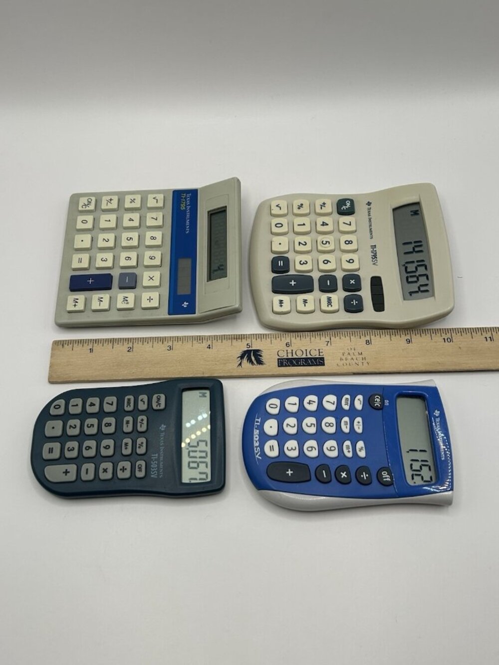 Vintage Texas Instruments Calculator Lot TI-1795 TI-1795SV TI-503SV Tested Math - Picture 8 of 16